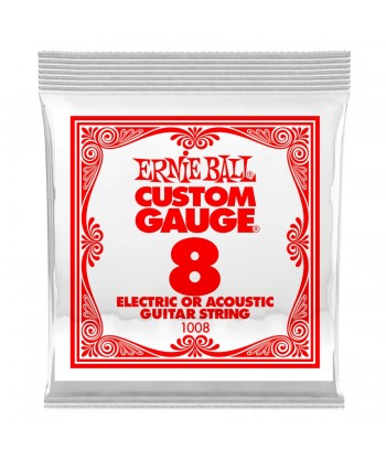 ERNIE BALL 1008 Plain Steel...